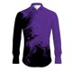 thumbnail image 1 of Camisa de hombre abstracta gradual para uso diario, para salir, de primavera, de manga larga, con cuello vuelto, camisa de tejido elástico en 4 direcciones Ropa para hombre, 1 of 6