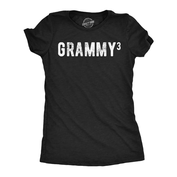 Womens Funny T Shirts Grammy To The Third Sarcastic Family Tee For Ladies Womens Graphic Tees