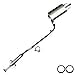 thumbnail image 2 of Northeastern Exhaust | Stainless Steel Resonator, Muffler Exhaust System Kit Compatible for Toyota Camry 2004-2006 3.3L | Free Gaskets and Clamp Included | Automotive Replacement Part, 2 of 4
