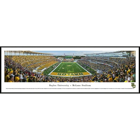 Baylor Bears Football - Inaugural Game in McLane Stadium - Blakeway Panoramas NCAA College Print with Standard