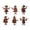 15Cm, variant on Vintage Halloween Party Decoration Halloween Wood Sign intage Halloween Wall Door Hanging Decoration for Window Fireplace Mantel 6pcs