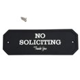 thumbnail image 1 of Flexible Garden Caution Warning Sign, Rust Free , Weather/Fade Resistant, NO SOLISITING_1, 1 of 8