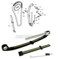 thumbnail image 5 of Timing Chain Guides Camshaft Sprocket Kit for Honda XL100S 1979-1985 XR100 1981-1984, 5 of 8