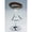 Smoke, variant on Adjustable Plastic Bar Stool with chrome base in White