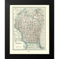 thumbnail image 2 of Rathbun 12x14 Black Modern Framed Museum Art Print Titled - Wisconsin - Rathbun 1893, 2 of 5