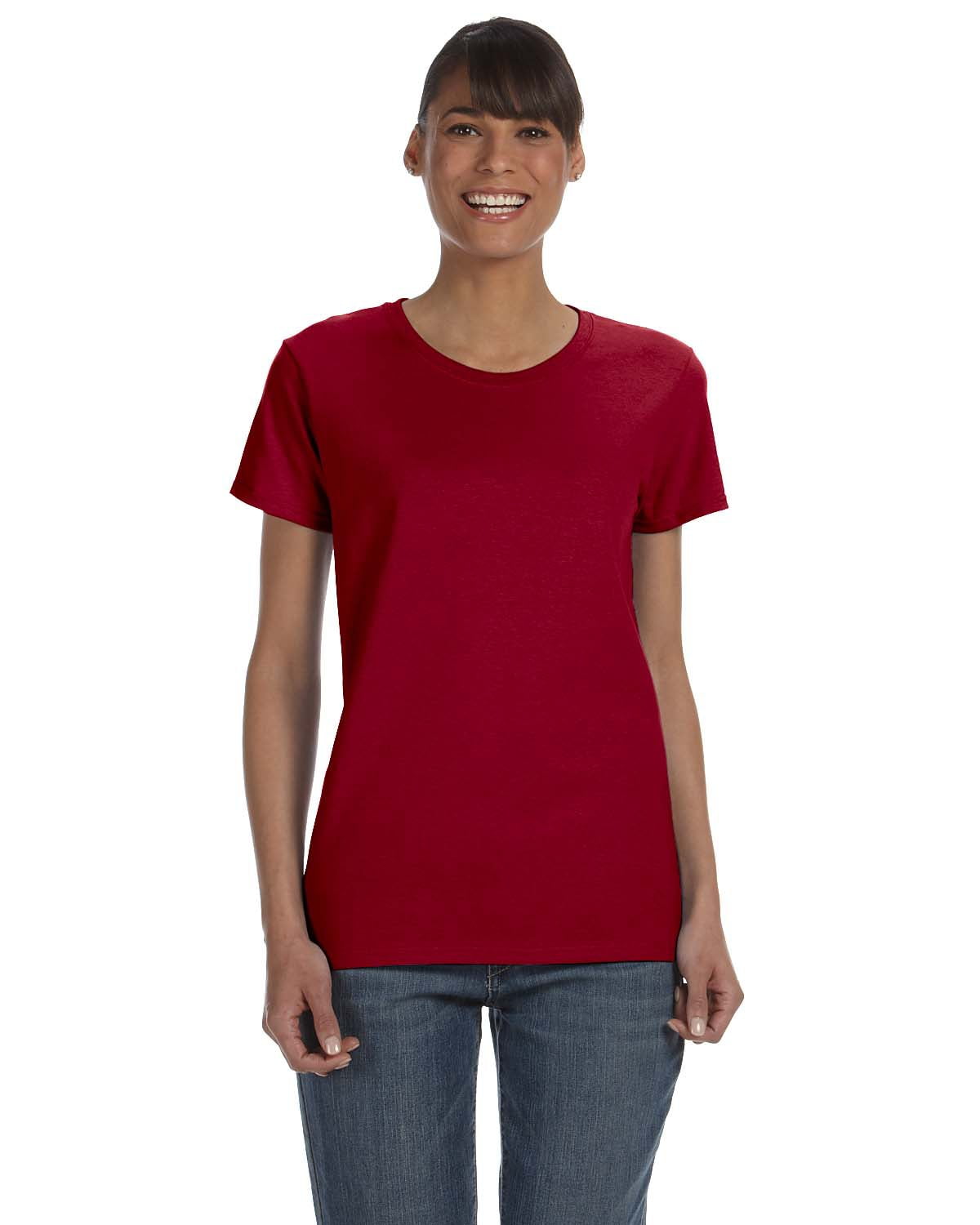 gildan cardinal red t shirt