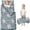 Pioneer Flower Floral Print Pattern-1, variant on Pioneer Flower Floral Print Pattern Teens Toddler Nap Mat with Pillow, Sleeping Mat Bag for Preschool Daycare 59"x22"