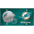 thumbnail image 1 of Miami Dolphins Metal License Plate, 1 of 1