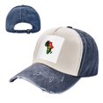 thumbnail image 7 of Ankh African Colored Africa Distressed Baseball Cap Dad Hats for Men Women Vintage Trucker Hat Low Profile Ball Caps, 7 of 7
