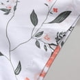 thumbnail image 5 of BUWTTER Mens Shirts Floral Print Short Sleeve Summer Casual Lightweight Breathable Button Down Beach Shirts Light Pink L, 5 of 8