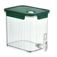 thumbnail image 2 of Fiudx Dispensador de Bebidas de 3,5 L, Recipiente de Plástico de Gran Capacidad, Grifo Antigoteo, Diseño de Doble Filtro, Ideal para Té de Frutas, Limonada, Bebidas Heladas, Fiestas Al Aire Libre, Fá, 2 of 6