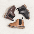 thumbnail image 3 of HsdsBebe Toddler Boys Girls Boots Waterproof Winter Snow Chelsea Booties Short Ankle Shoes, 3 of 7