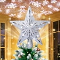 thumbnail image 1 of Decoración para árbol de Navidad OurWarm Estrella iluminada con luz giratoria, 1 of 7