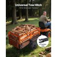 thumbnail image 2 of VEVOR Dump Trailer 1800 lbs 28 Cu. Ft Tow Behind Steel Garden Yard Trailer Cart, 2 of 9