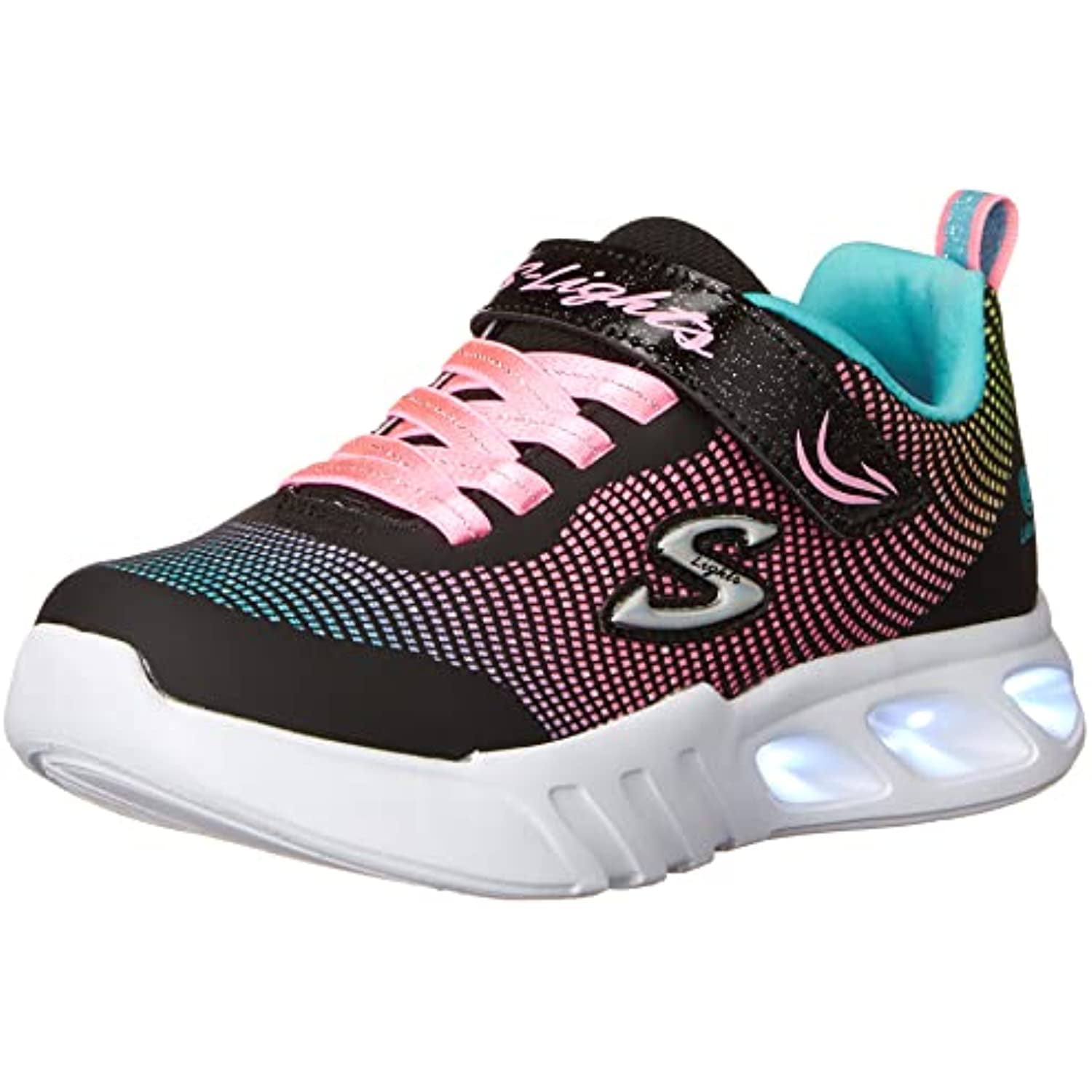 Skechers Little & Big Girls Flicker Flash Athletic Sneakers - Walmart.com