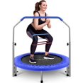 thumbnail image 1 of SereneLife Trampoline for Kids - Outdoor Recreational Backyard Trampoline with Net Enclosure, 1 of 7