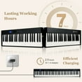 Gymax 88Key Folding Electric Piano Keyboard Semi Weighted Full Size