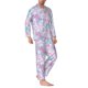 thumbnail image 2 of Balery Tie Dye Pijama para Hombre de Dos Piezas con Manga Larga, Conjunto de Dormir y Descanso Suave con Bolsillos-Large, 2 of 7