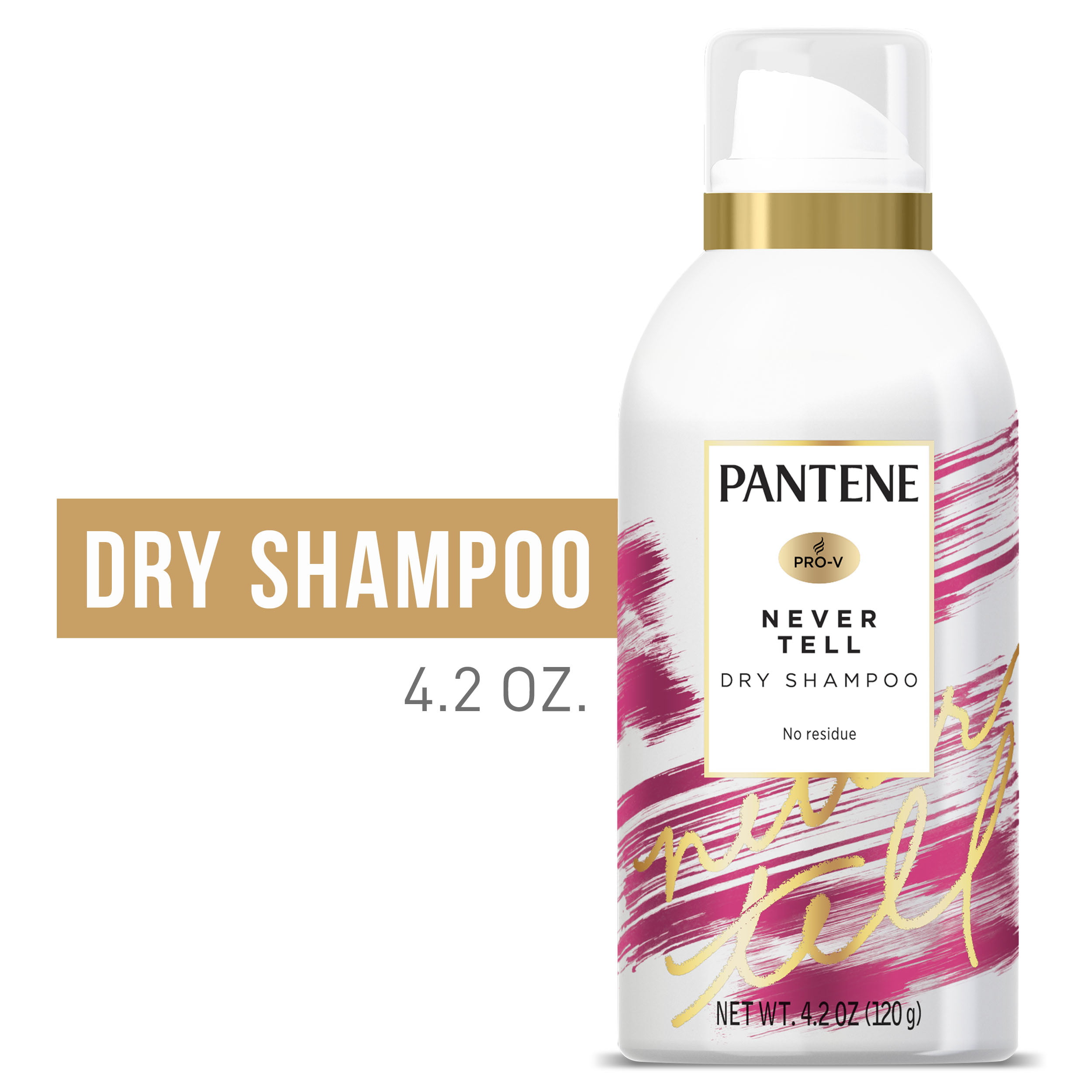 Pantene Never Tell Dry Shampoo Sulfate Free 4 2 Oz Walmart Com Walmart Com