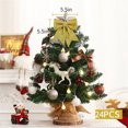 thumbnail image 2 of 24 Pcs Christmas Bow, Shiny Xmas Wreaths Bows, Glitter Twist Tie, Christmas Tree Bow Glitter, Sequin Bow Ties, Xmas Decorative Bows for Gift Box Wrapping Home Ornament Decoration, 5.5 inch/Gold, 2 of 7