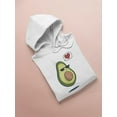 thumbnail image 3 of Avocado With Black Sunglasses Hoodie Women -Image by Shutterstock, Female Medium, 3 of 4