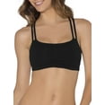 Fruit of the Loom Women's Spaghetti Strap Cotton Sports Bra, 3Pack, Style9036
