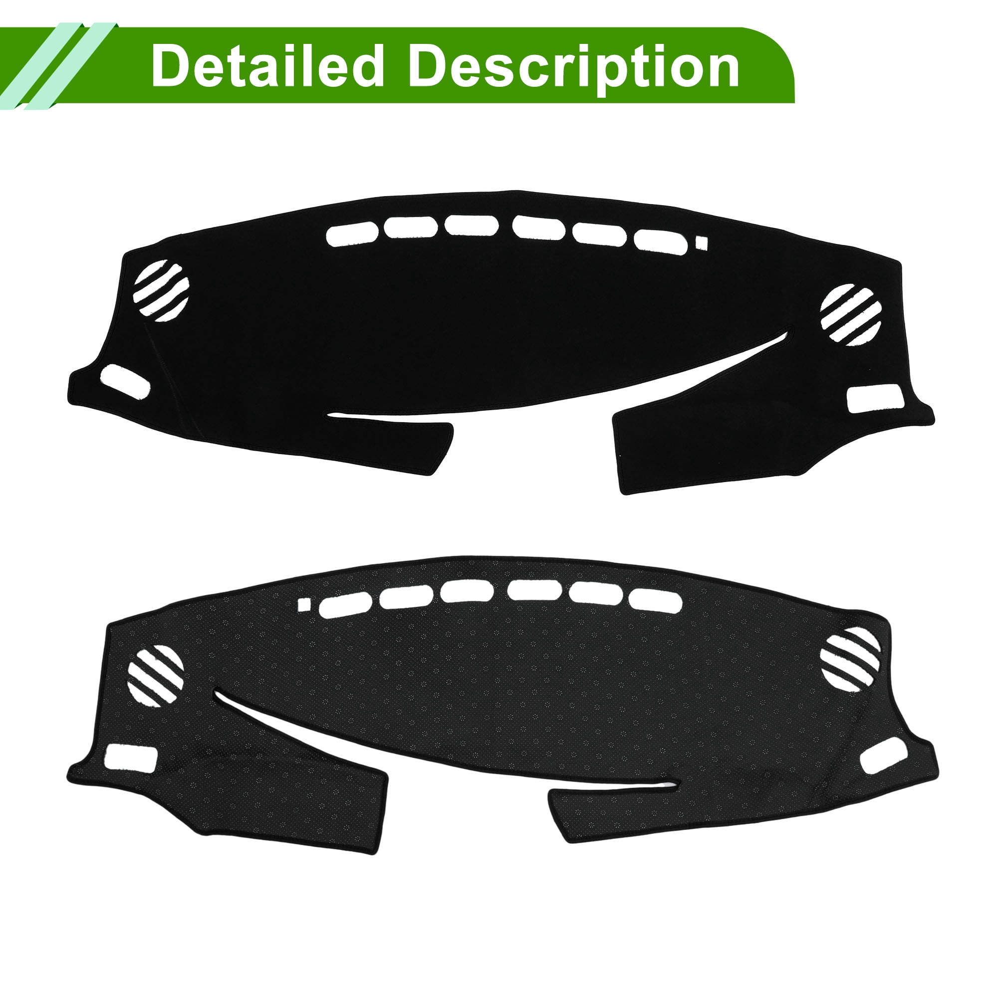 Unique Bargains Dashboard Cover for Lexus ES350 ES300h 2013-2018 Non-Slip Mat Black