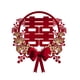 thumbnail image 4 of Pegatina China De Doble Felicidad, Símbolo De Buena Suerte, Decoración Tradicional China De Boda Para Decoración De Ventanas, 4 of 8