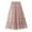 Pink, variant on Women Mid-Length Skirt Dance Party A-Line High Waisted Lace Tulle Skirt Holiday Party Half Skirts Solid Color Flowy Swing Pleated Beach Skirts