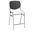 thumbnail image 4 of KFI Studios KOOL Armless Stacking Counter Barstool, White Seat, Black Back, 4 of 6