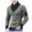 a-Grey9621, variant on VNKIDY Men's Sweater Coat Autumn Winter Slim Fit Solid Color Ribbed Knit Sweater Long Sleeve Asymmetrical Collar Contrast Patch Detail Thermal Jumper For Cold Weather Holiday Knitwear