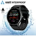 thumbnail image 2 of Smart Watch for Motorola Moto G (2024) Fitness Tracker Watches for Men Women, IP67 Waterproof HD Touch Screen Smartwatch for Android/iOS Phones, 24 Sports, Activity Tracker - Black, 2 of 5