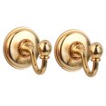 thumbnail image 4 of Hooks Hanger Back Curtain Holdback Holder Metal Tie Hooks Organizer for Windows Wall 2x Hooks, 4 of 5