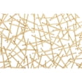 thumbnail image 5 of DecMode Contemporary Square Gold Metal Strip Pattern Wall Décor, 40"W x 40"H, 5 of 14