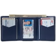 thumbnail image 3 of Alpine Swiss Mens Trifold Wallet RFID Blocking Genuine Leather Bifold ID Window, 3 of 6