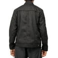 thumbnail image 2 of X RAY Jeans Mens Faux Suede Jacket Quilted Sleeves with Faux Shearling Lining, Black, L, 2 of 10