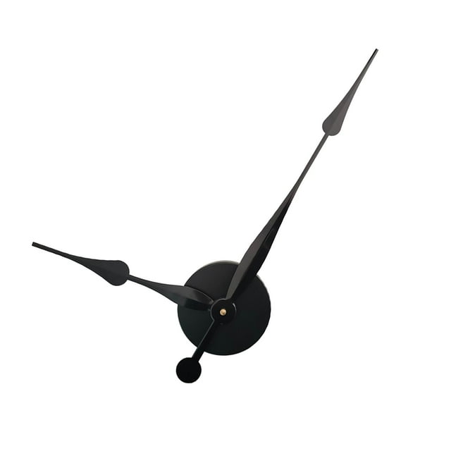 Movimiento de reloj, repuesto, robusto, relojes de pared DIY, piezas de reparación, mecanismo de reloj de pared, movimiento con juego de manecillas Negro