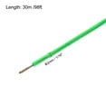 thumbnail image 2 of Uxcell 1/16 Green Vinyl Coated Wire Ropes 98ft Galvanized Steel with 6PCS M3 Loop Sleeves, 2 of 7
