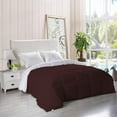 thumbnail image 2 of BedDecor 300 GSM 1Pcs Reversible Solid (Wine, Full/Queen) 100% Egyptian Cotton Base Comforter, 2 of 8