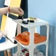 thumbnail image 3 of Zapatero de 9 capas, organizador de zapatos, esquina de pared, apilable, ahorra espacio, estante de almacenamiento de zapatos estrechos, armario de almacenamiento, estantes para zapatos, 3 of 4