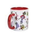 thumbnail image 3 of Dr. Seuss The Grinch 16 oz Festive Ceramic Mug With Red Interior, 3 of 6