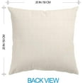 thumbnail image 6 of Bee Happy Bee Kind Throw Pillow Covers, 20 x 20 Inch Honey and Bee Summer Cushion Case Decoration for Sofa Couch Set of 4, 6 of 6