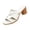 White, variant on Party Casual Shoes, Women Dressy Summer Sandals, Croc Print Footwear, Party Casual Shoes, Women's Crocodile Embossed Cross Strap Heeled Mules, Open Toe Block Heel Slides, Silver 5.5