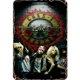 thumbnail image 1 of Placa Metal Vintage Guns N Rose Pintura Hierro Rectangular Pared 20x30cm, 1 of 9