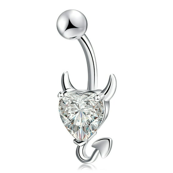 MesaSe Belly Button Ring Shiny Belly Rings Belly Button Piercing Surgical Steel Piercing Jewelry