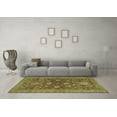 thumbnail image 3 of Ahgly Company Indoor Square Abstract Brown Modern Area Rugs, 8' Square, 3 of 4