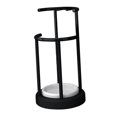 thumbnail image 3 of AMLESO Metal Umbrella Stand Rack Umbrella Organizer Drip Tray Portable Strong Structure White Base, 3 of 8