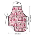 thumbnail image 2 of Uemuo Garden Gnomes Printed Bib Apron, Adjustable , Water and Oil Resistant, Cooking Kitchen Chef Apron for Women Men, 2 of 5