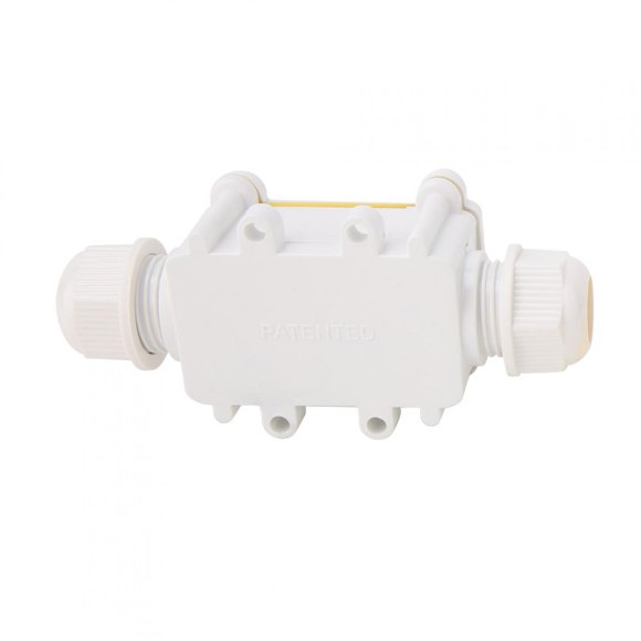 LAFGUR Liukouu IP68 Waterproof Outdoor 2 Way Electrical Cable Connector Junction Box 450V 24A
