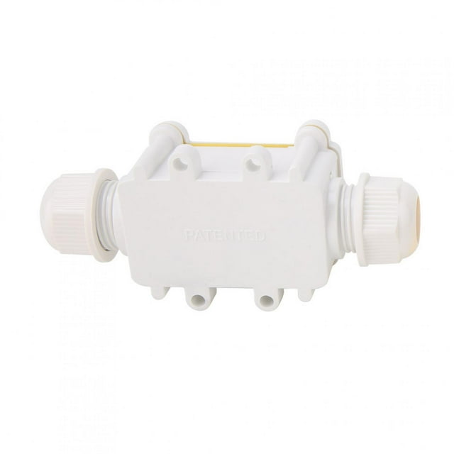 LAFGUR Liukouu IP68 Waterproof Outdoor 2 Way Electrical Cable Connector Junction Box 450V 24A